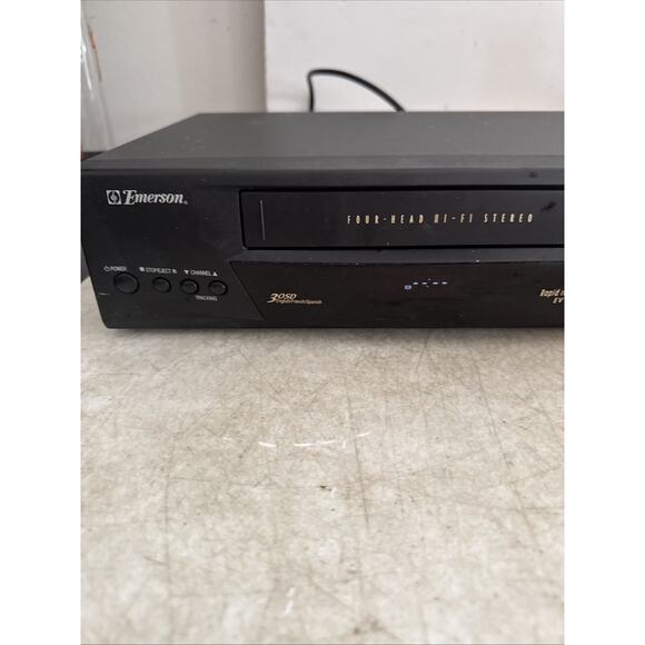 Emerson EV806N VCR 4-head Video Cassette Recorder VHS TAPE Player FULLY TESTED - Picture 3 of 9